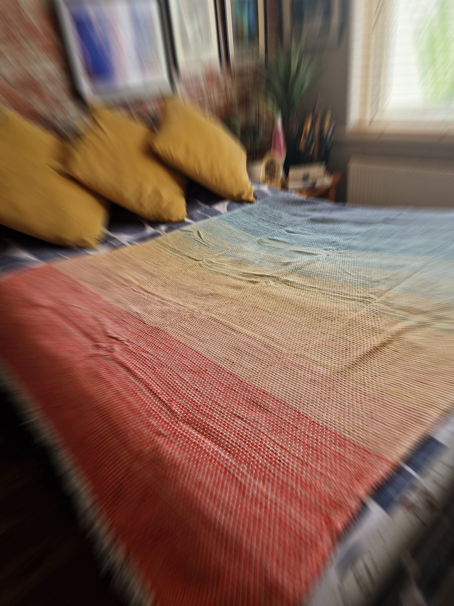 Arrived today...

This gorgeous Bahamas Ombre 
Rainbow Throw &amp; 100% Cotton.

THANK YOU 🫵
<a href="/masato_jones/">Masato Jones</a> 

#shopindie #independent 🏳️‍🌈