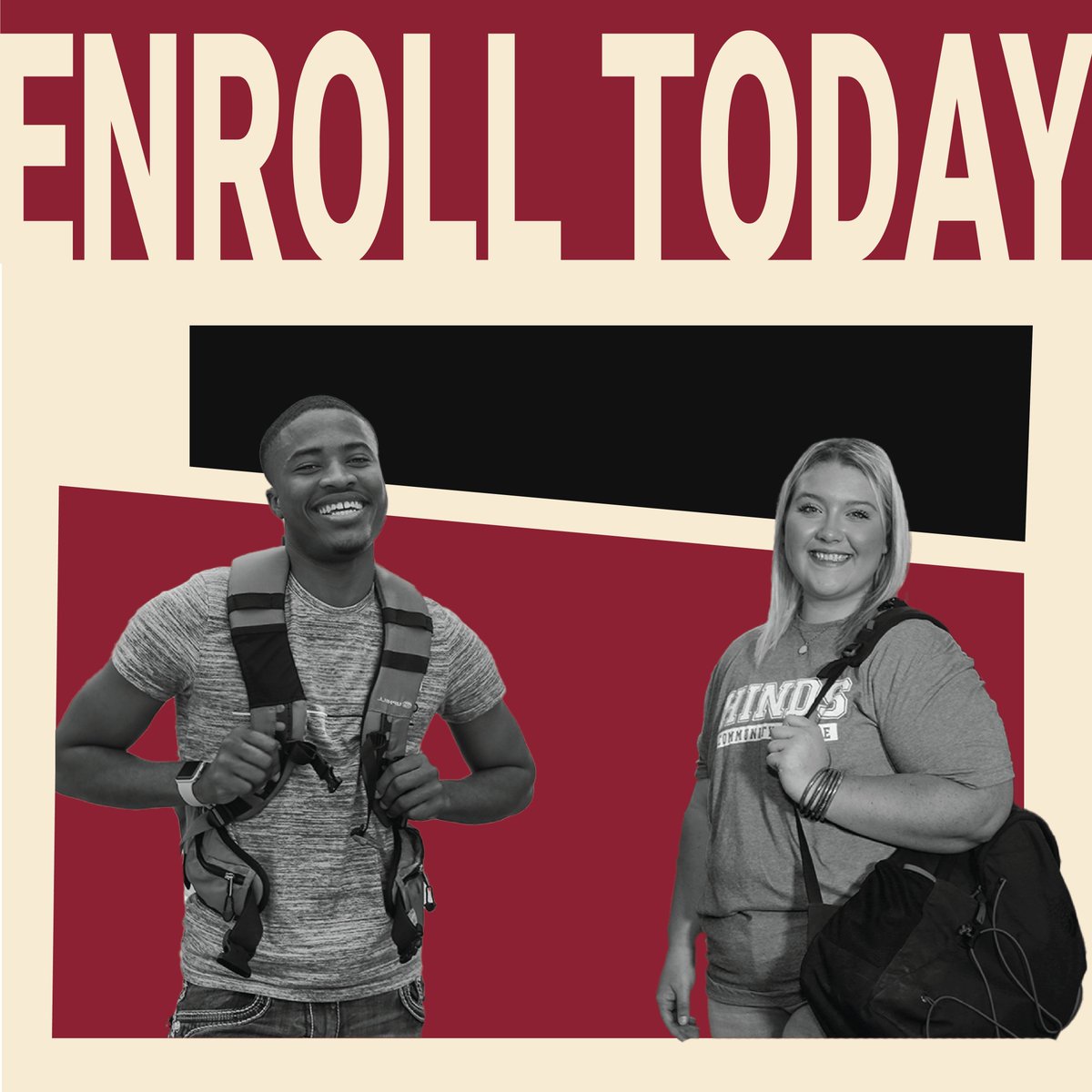 Hinds Community College (@hindscc) on Twitter photo Classes begin August 14! Choose from six campus locations or take online classes. Reserve your classes today!  
For more information, contact a Recruiter at 1-800-HINDSCC, or follow the Enrollment Checklist at hindscc.edu/enroll. Classes begin August 14! Choose from six campus locations or take online classes. Reserve your classes today!  
For more information, contact a Recruiter at 1-800-HINDSCC, or follow the Enrollment Checklist at hindscc.edu/enroll.
