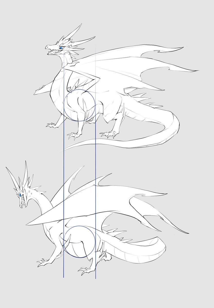 Just pull down the chest without changing its volume to make a dragon fat..and more cute >w<