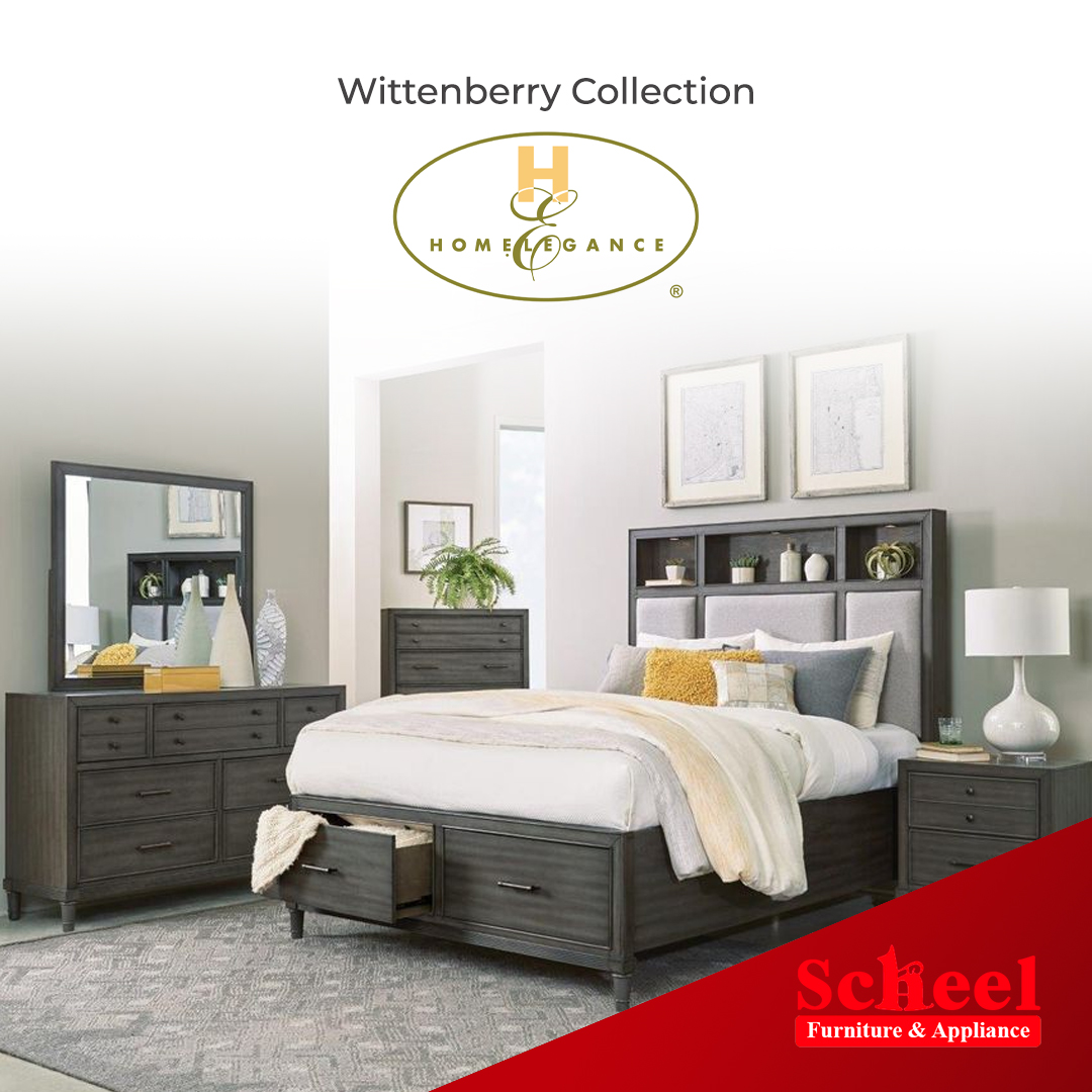 ScheelsCA's tweet image. Discover the Wittenberry Collection by #Homelegance, where modern convenience meets transitional style. This versatile collection offers sleek designs and functional features that fit any space. Explore it at Scheel's today! #MazinFurniture #TransitionalStyle #ModernLiving