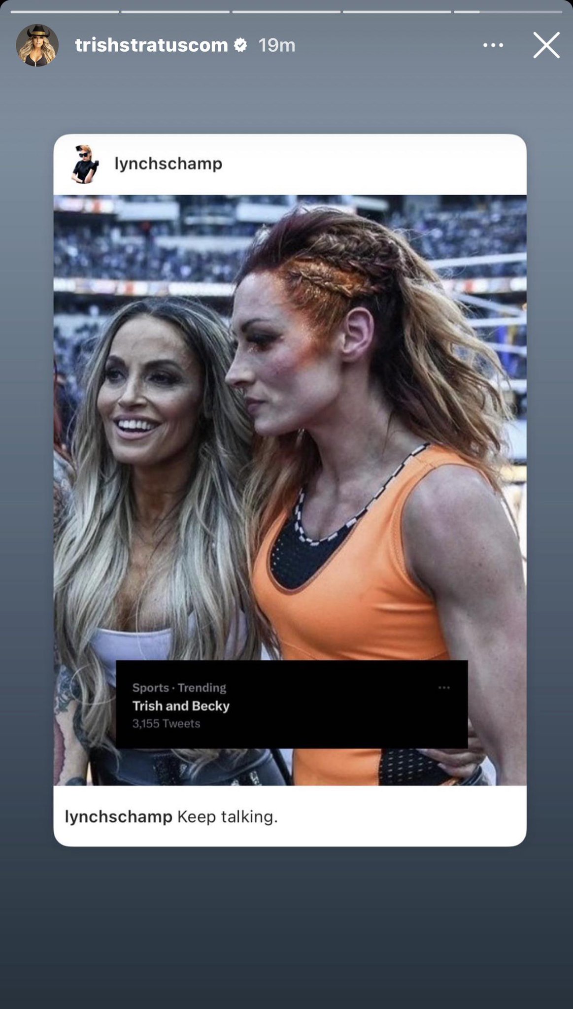 Backstage News on WWE Changing Plans for Becky Lynch vs. Trish Stratus