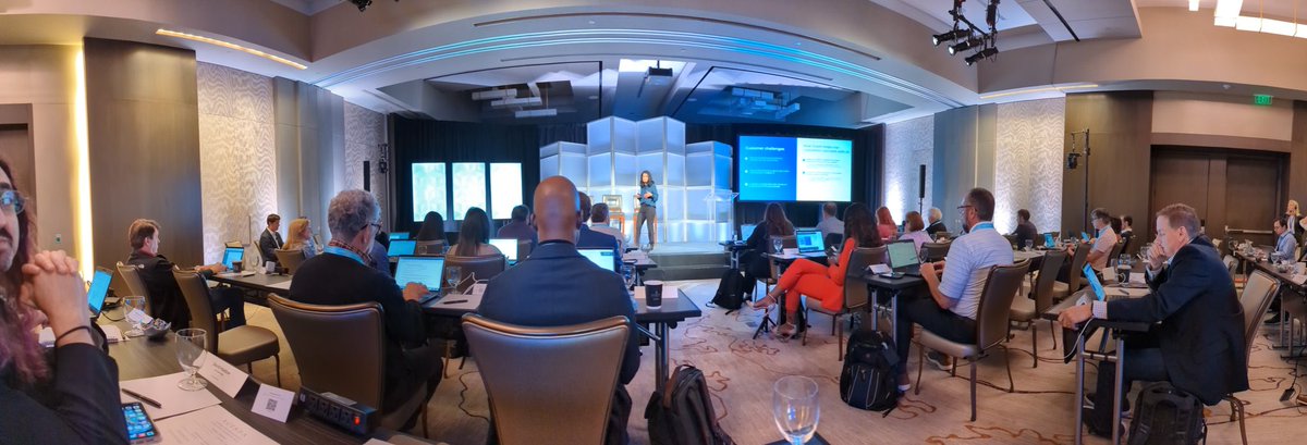 #ZoomPerspectives23 - this is how <a href="/Zoom/">Zoom</a>  does hybrid events. Really great differentiation in this important segment of the #UCaaS and events market.