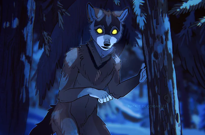 Comic about a werewolf child
