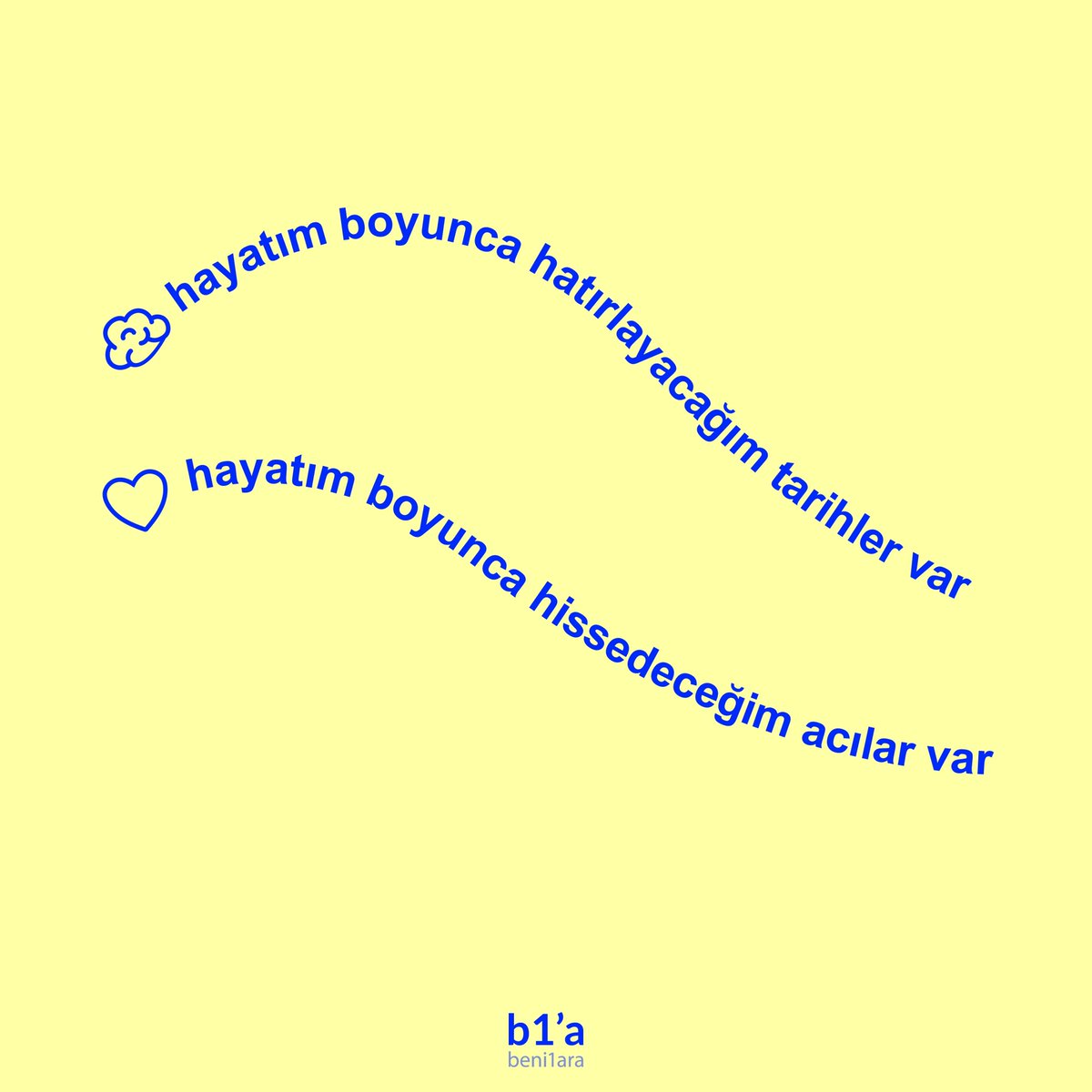 beni1ara's tweet photo. 🧠: hayatım boyunca hatırlayacağım tarihler var 
❤️: hayatım boyunca hissedeceğim acılar var https://t.co/H6ByY7tYFO