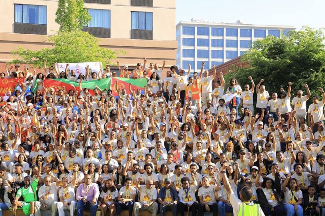 Sharronyemane's tweet photo. #Eritrea: Fifth NCEA conference in Seattle opened yesterday. Event graced by the presence of Gash Barka, Anseba, & Northern Red Sea Governors. Conference discussed annual reports of constituent associations. Cultural show by renowned groups from homeland 
https://t.co/NRYTqlPwMW…@hawelti  #ERITREA🇪🇷