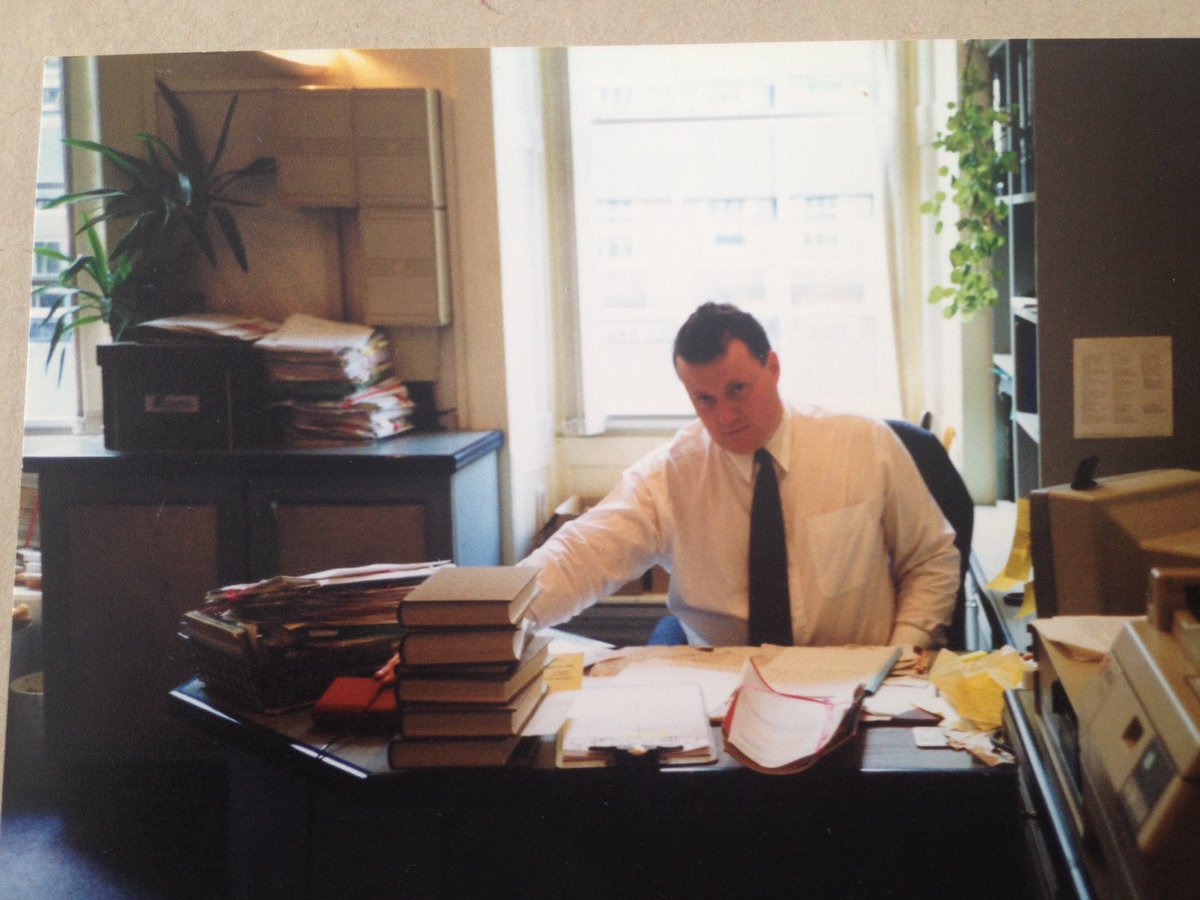 barclerk's tweet photo. When I started in 1980 as junior clerk at 8 New Sq all the Silks, Senior Juniors and Senior Clerk went away for the whole vacation returning late September leaving the most junior tenants, 2nd six pupils,1st Junior and myself running the shop. How did we ever manage? #badolddays https://t.co/A7j7RQlc7x