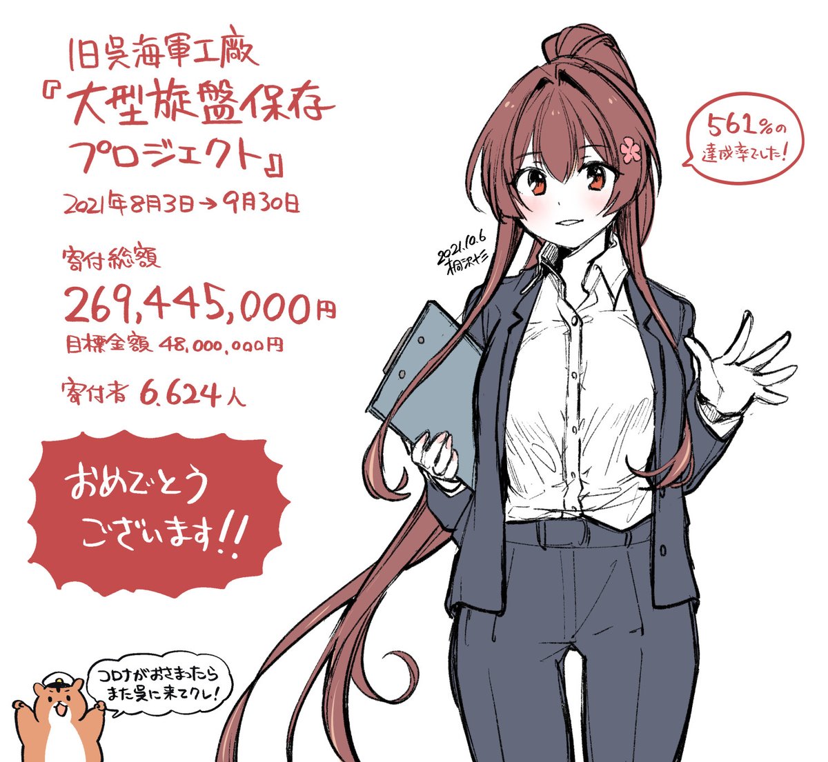 【再掲】2年前のきょう、大和ミュージアムさんのクラウドファンディングがスタートしました。大型旋盤保存プロジェクトは大反響を呼び、呉に帰還した大型旋盤は今年の3月に無事公開されました。