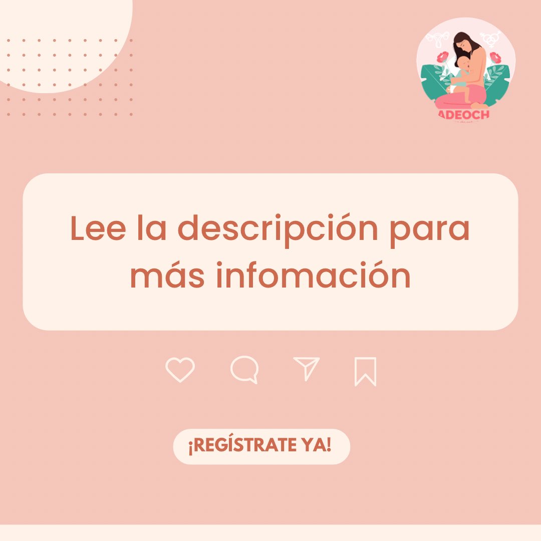 Para celebrar el mes de la matroneria los invitamos a este ciclo de Charlas organizado por ADEOCH junto con este increíble equipo de especialistas de diversas zonas del país.
El valor de la entrada es de 1000 pesos y podrás participar por diversos premios. forms.gle/mnPF7XM7Jdg69W…