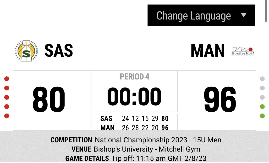 NphScouting's tweet photo. Manitoba 15U Boys defeat Saskatchewan 96-80 at @CanBball Nationals. 

Standouts - SAS 
- Emerson Maccuaig (24p/19r/1a) 
- Joseph Lippai (13p/7r/1a) 

Standouts -MAN 
- Michael Kallon (22p/7r) 
- Liam Jaro (17p/5r/5a) 
- Settimo Yugu (11p/13r/2a) https://t.co/c8hhHiReQU