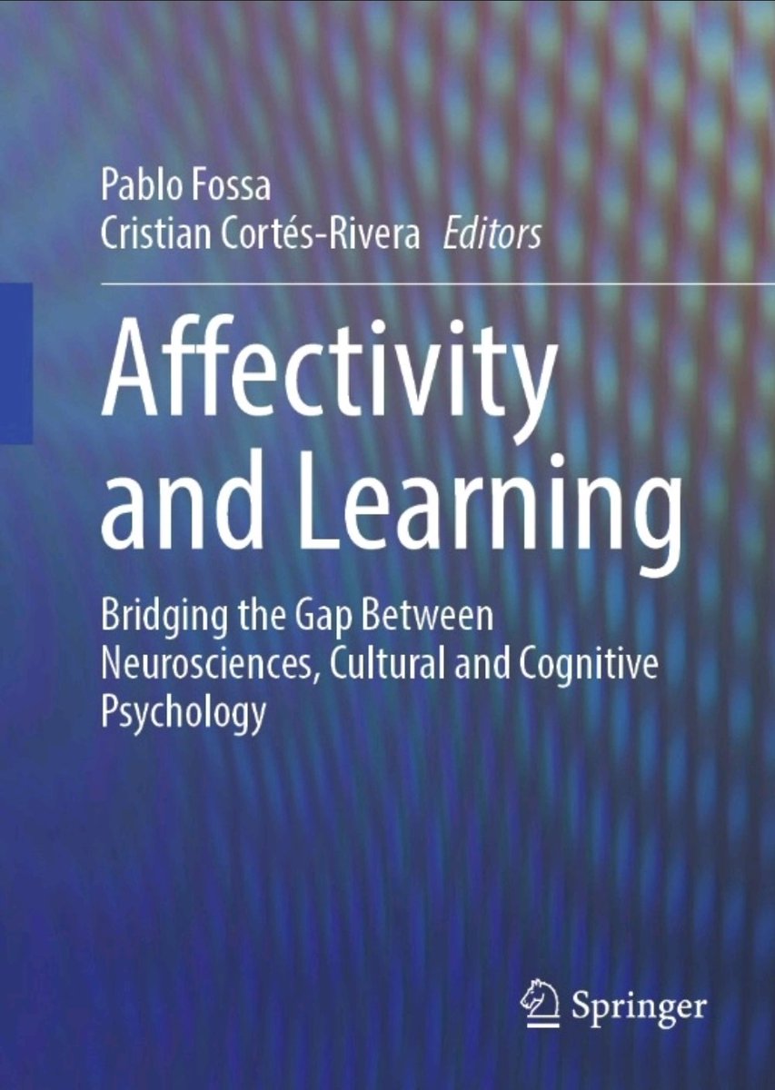 Nuevo libro en Editorial Springer. En este trabajo 100 académicos nacionales e internacionales exploran el rol de la afectividad en el aprendizaje humano. Disponible en:link.springer.com/book/10.1007/9…