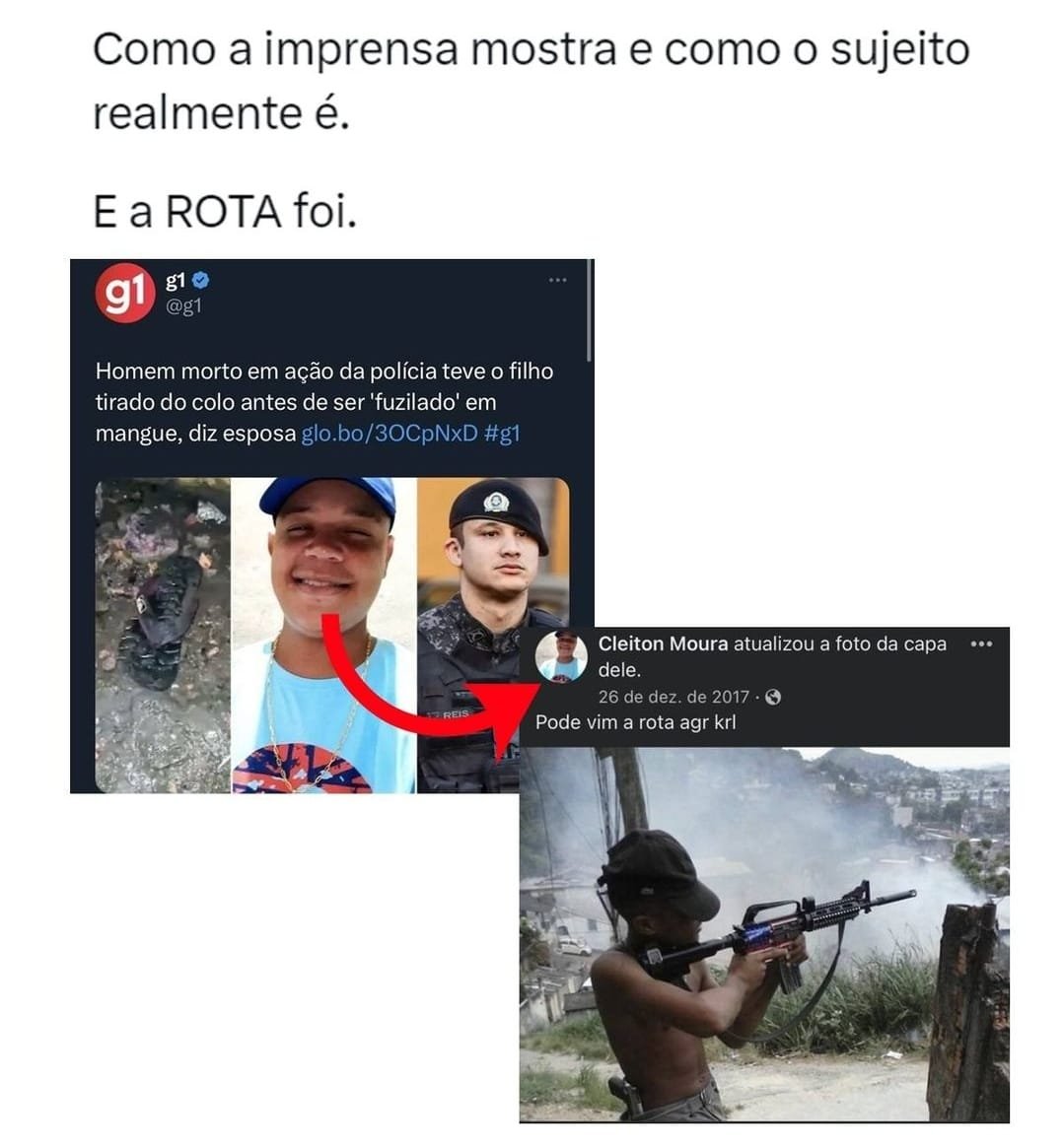 NBagunceiro's tweet photo. @g1 Aí apelou... https://t.co/vHCzfZlGtf