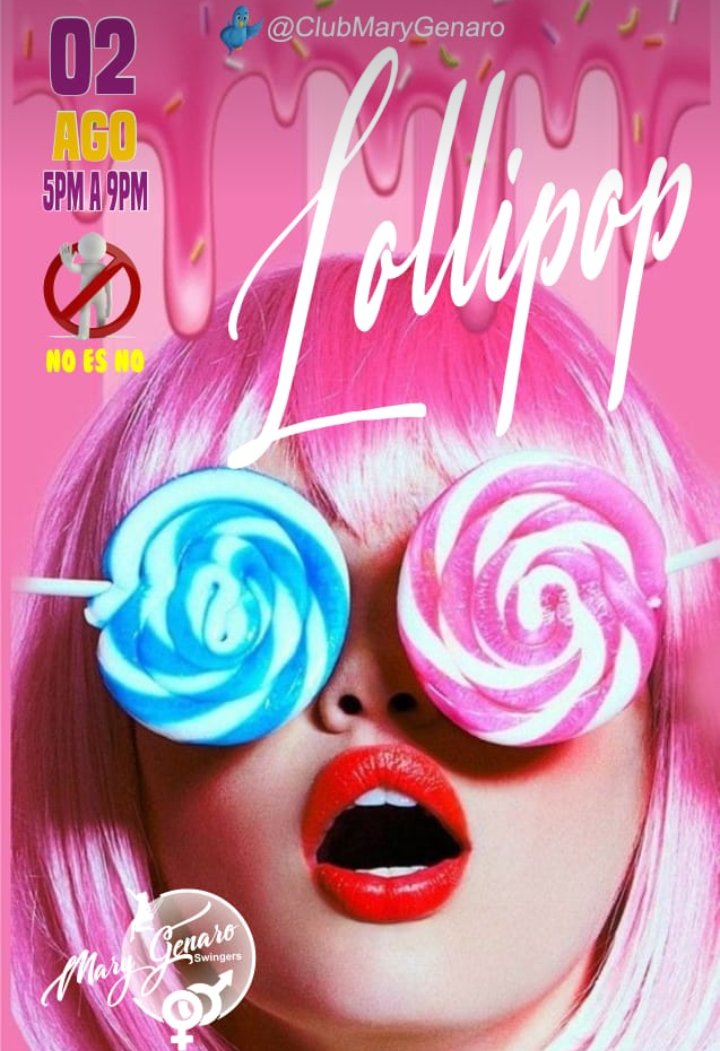Lilith91676960's tweet photo. No te lo puedes perder, hoy tardeada de 5pm a 9pm al estilo "Lollipop" en el club marygenaro. 

Por qué lo dulce y la ternura es un conjunto de sensualidad para la calentura. https://t.co/lKDm36fqHU