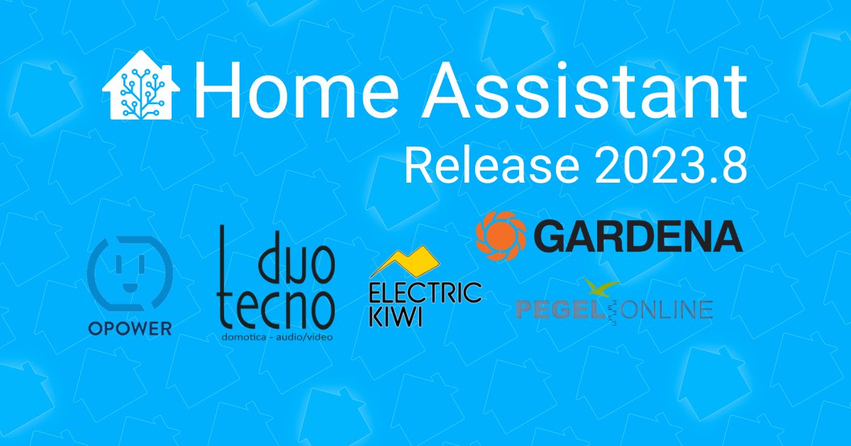 home_assistant's tweet photo. Home Assistant 2023.8 🎉

https://t.co/SwAg3UHMZ7

Wildcards in sentence triggers, a new event entity, services are now translated, generate images using OpenAI's DALL-E, and use Assist to add items to your shopping list. And there are even more features to explore! https://t.co/fkzI89EN0L