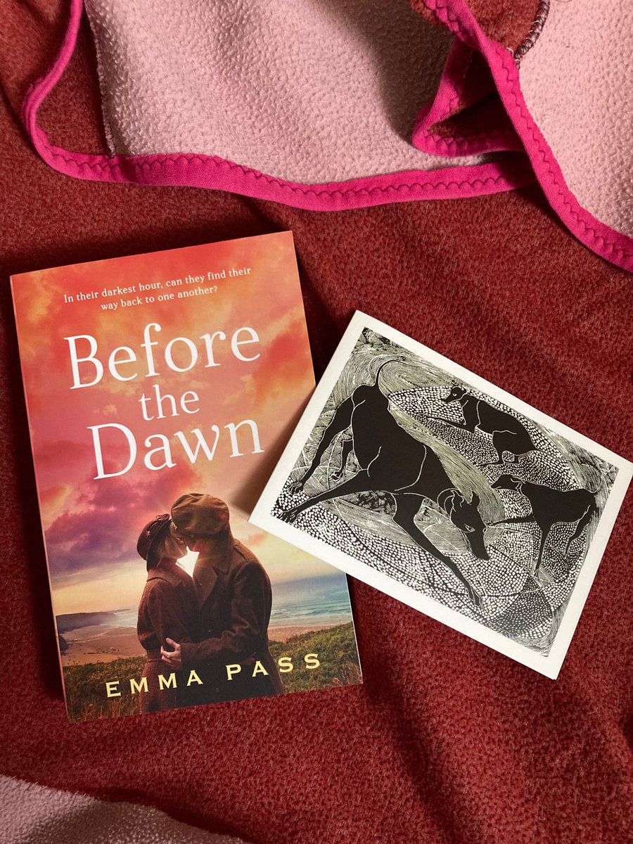 BeckyDeans's tweet photo. More holiday reading came today from @EmmaPassAuthor. Love this print by Duncan Pass @DuncanPass too! https://t.co/F0uVBRvNAJ