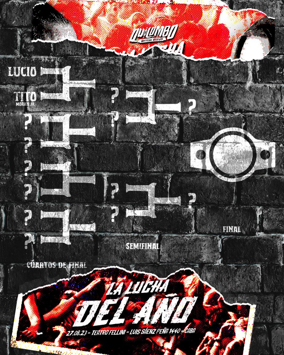 QuilomboArg's tweet photo. COMIENZAN LOS CRUCES! Dos luchadores que han destacado en el circuito en este último año, El macho argentino, Tito Moran Jr. se verá cara a cara con el Sol de Argentina, Lucio. ¿Quién avanza a la semifinal?
Preventa 1 ACTIVA! https://t.co/4oGt180aJi https://t.co/BKFjN3oYng