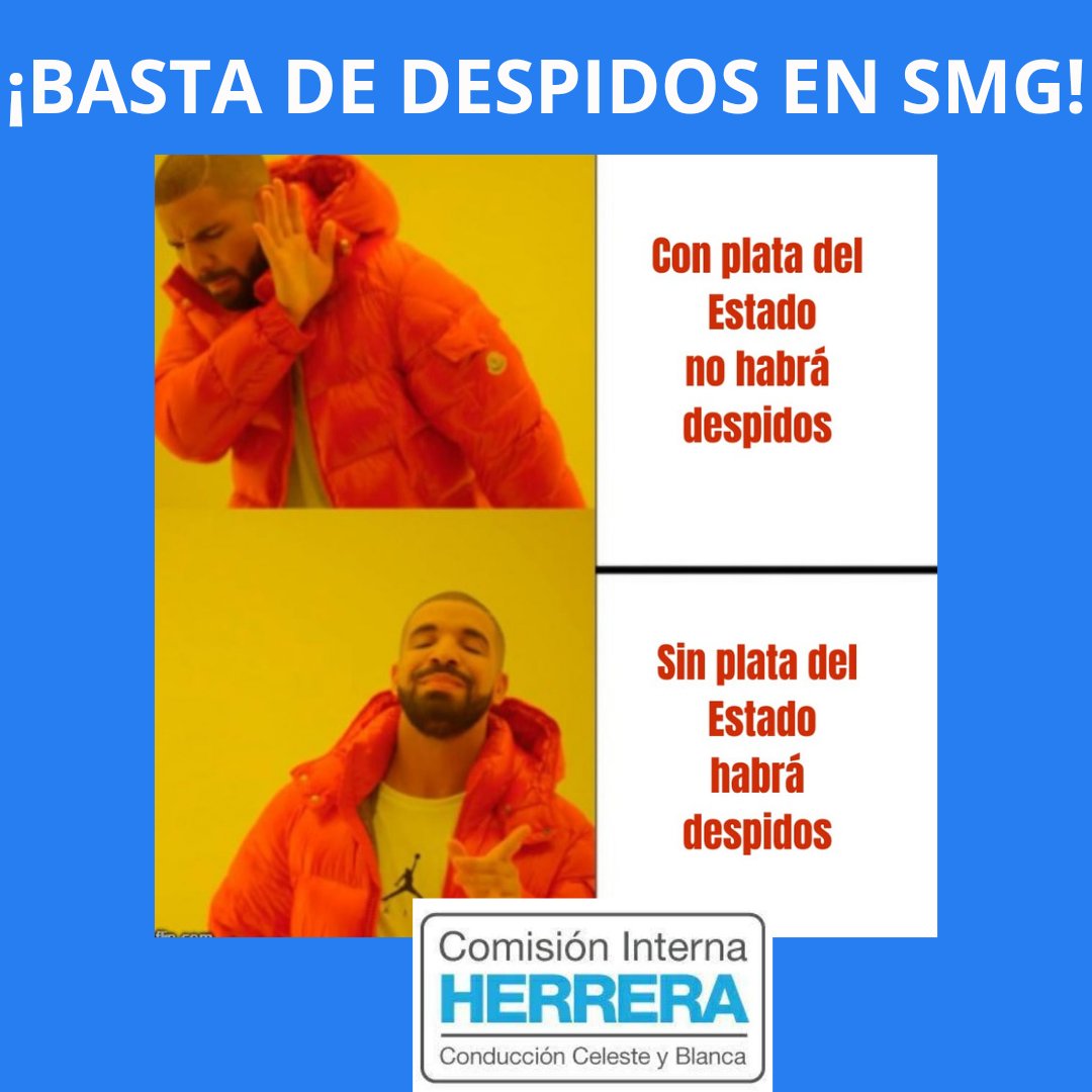 ciherrerasmg's tweet photo. 🗣 Compañerxs: La empresa despidió a 4 trabajadores del Call Center. SMG ya no  recibe la ayuda del Estado y tampoco existe la "prohibición de no despedir" que hubo en Pandemia, para tener  a cambio el REPRO/FESCAS. Ante cualquier irregularidad  comunicarse con la Comisión. https://t.co/5qtlmxk8Og