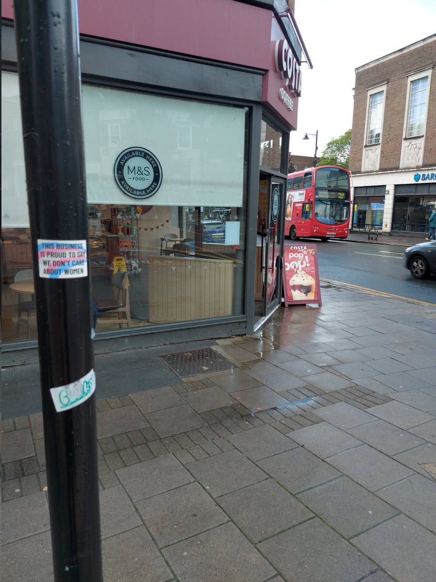 Spotted in Crouch End, north London #BoycottCostaCoffee #BoycottCosta