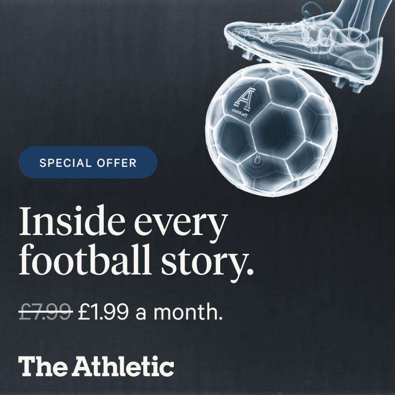 TheAthletic's tweet photo. Inside every football story. 

With breaking news and insight on every football story that matters, The Athletic puts you inside football.