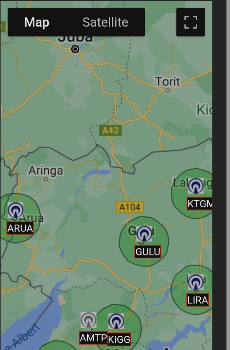 ZhanyuM's tweet photo. @NigoTabuson Reminder that EagleCORS is truly serving all corners of Uganda.West Nile and the north are served appropriately as indicated on this map shot. https://t.co/BpaWj07PAz
