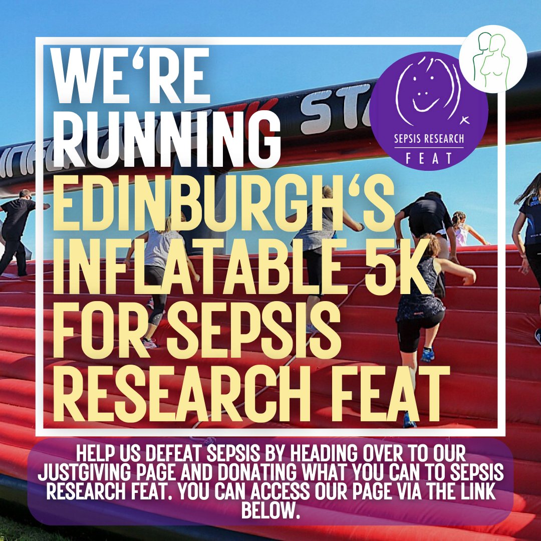 To celebrate @stopsepsisnow's 10th anniversary, La Belle Forme is running Edinburgh's Inflatable 5k this September. Help us fight Sepsis by donating to our JustGiving page via the link below. Please share! - bit.ly/43Sp1Rw

#sepsisawarenessmonth2023 #sepsisresearch