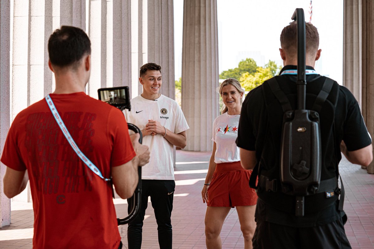 Always great to catch up with <a href="/GabrielSlonina/">GAGA</a> at <a href="/SoldierField/">Soldier Field</a> ⚽️🎥

📸: <a href="/ErikaMariscals/">Erika Mariscal</a>

#cf97