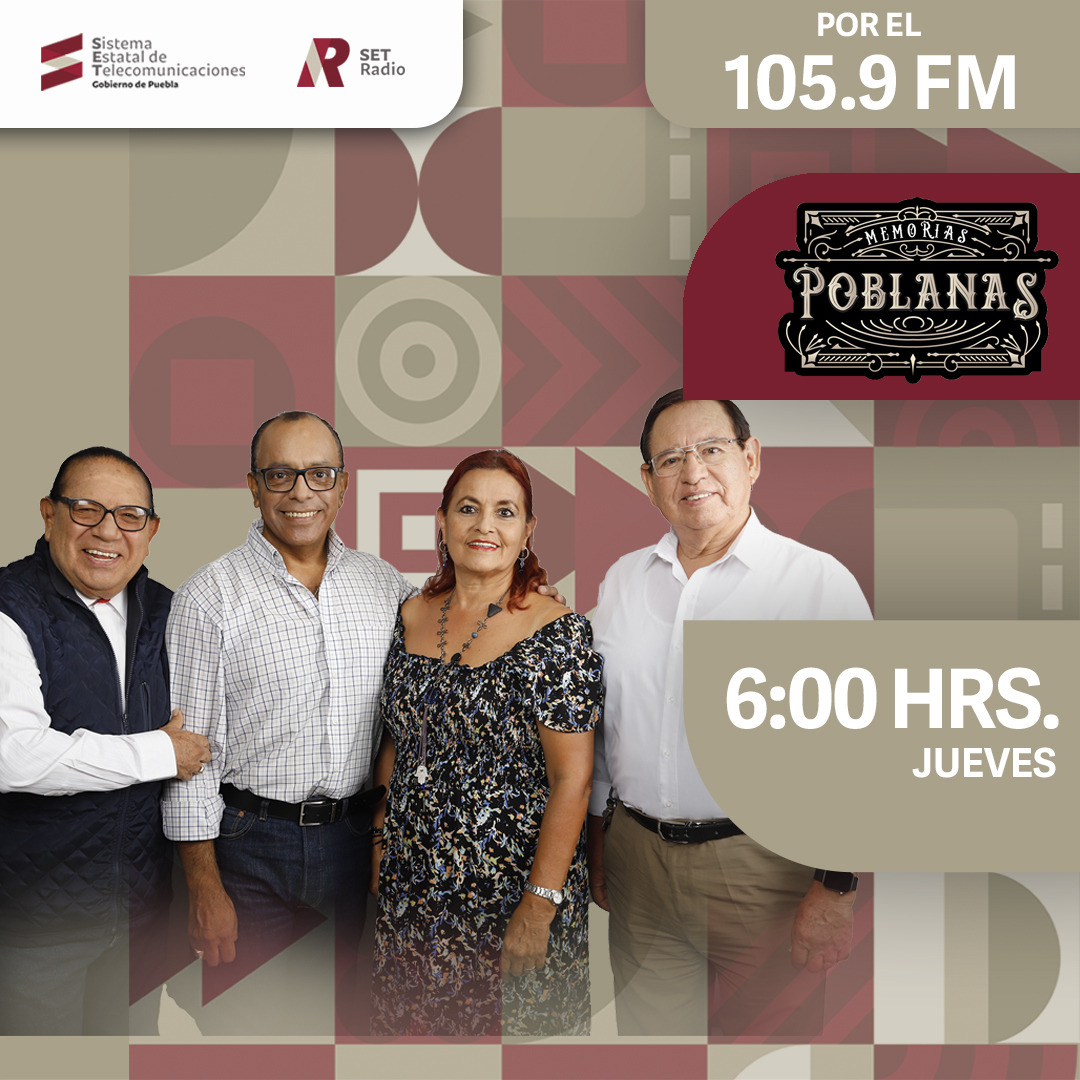 Errorstv7's tweet photo. Jueves de #MemoriasPoblanas: datos importantes, anécdotas y experiencias del pasado poblano.
¡No te lo pierdas!
6 pm
105.9 FM #SETRadio https://t.co/WdC6AvF23T