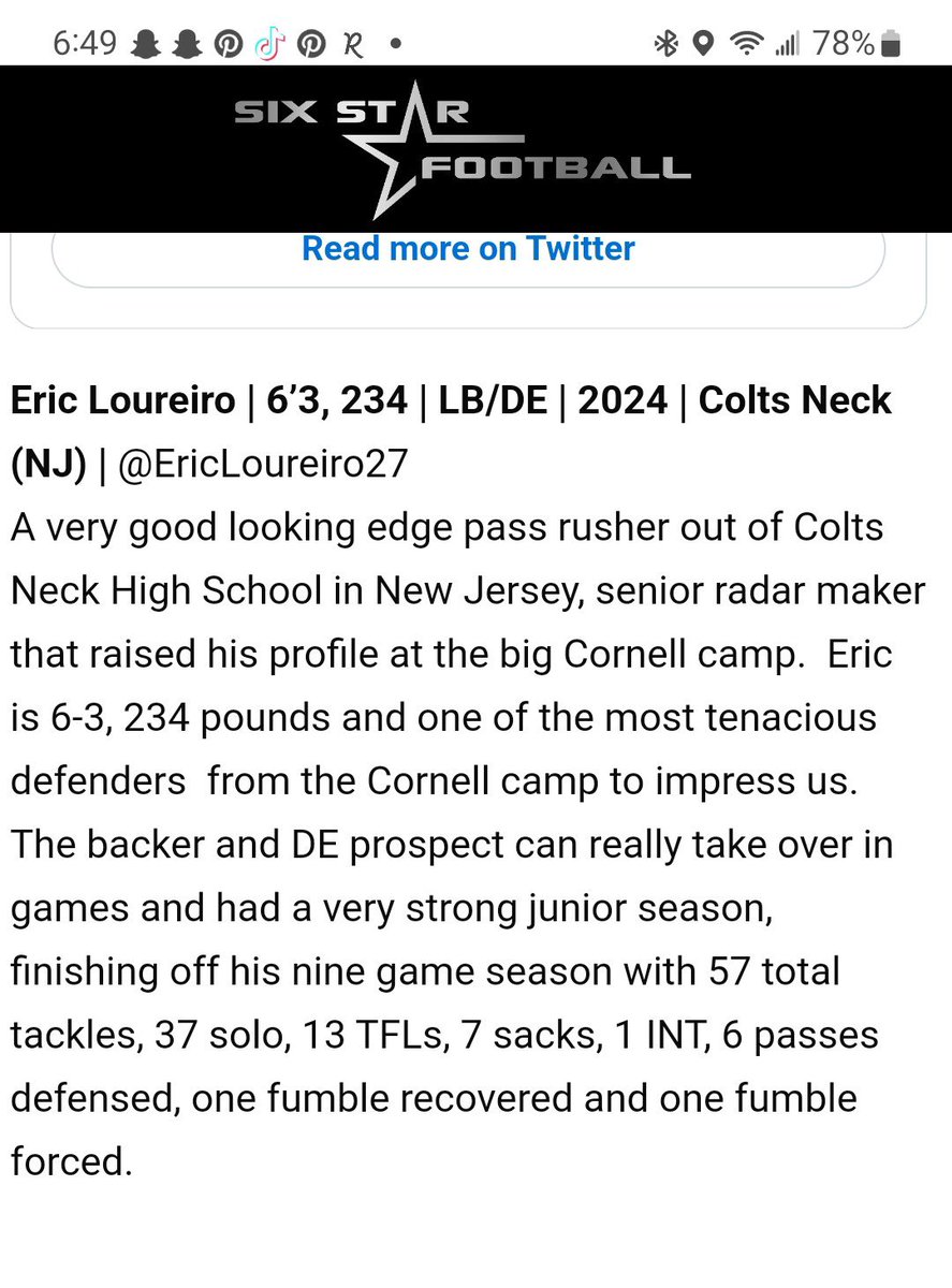 Thank you <a href="/6starfootballMO/">Six Star Football | MISSOURI</a> for the write up!