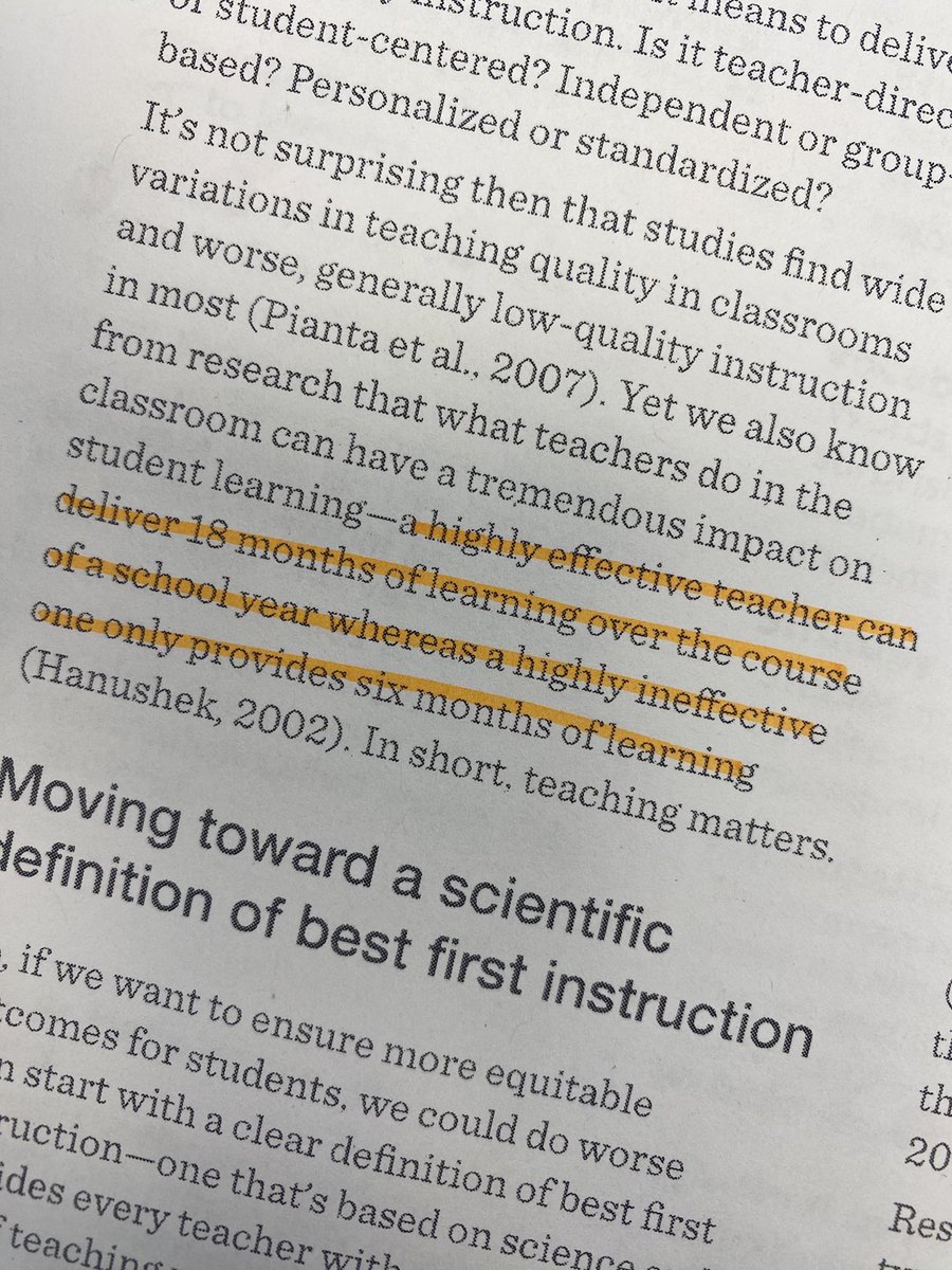 Connieteach's tweet photo. Teachers are KEY to student achievement. Investing in teacher development and collaboration is ensuring student success. #McREL #BestFirstInstruction https://t.co/y516fWUJWD