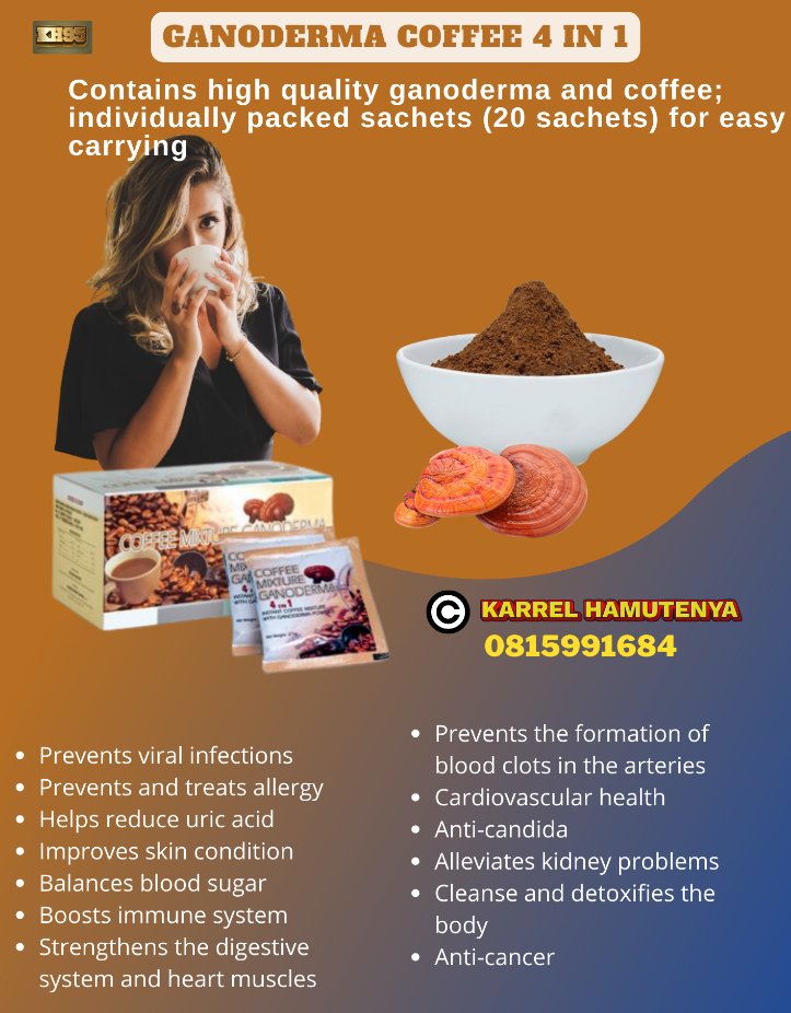 KarrelHamutenya's tweet image. Instant coffee mixture with Ganoderma
#wellness #ganodermacoffee #healthy