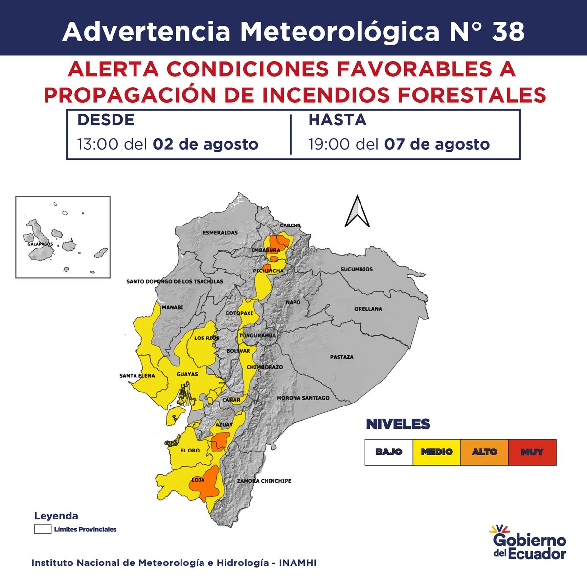 INAMHI Ecuador 🇪🇨 tweet media