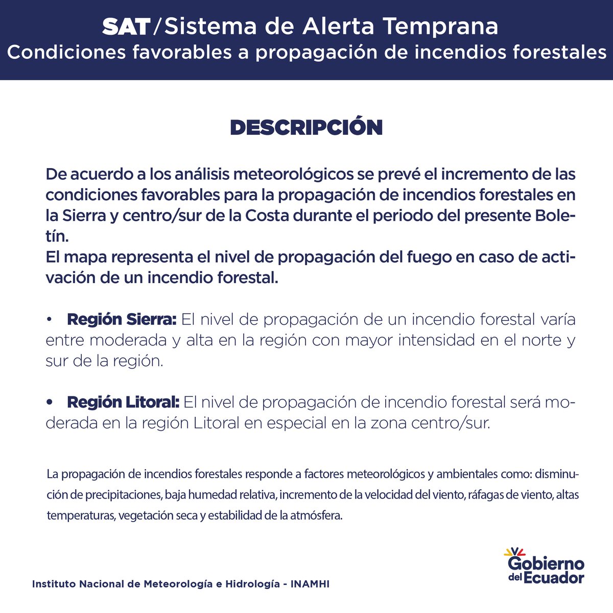 INAMHI Ecuador 🇪🇨 tweet media