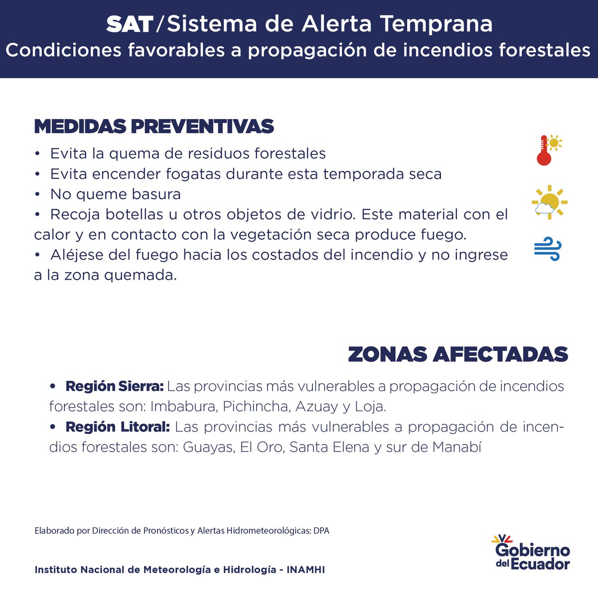 INAMHI Ecuador 🇪🇨 tweet media