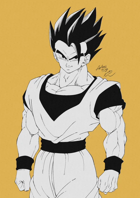 究極悟飯 #ドラゴンボール #イラスト