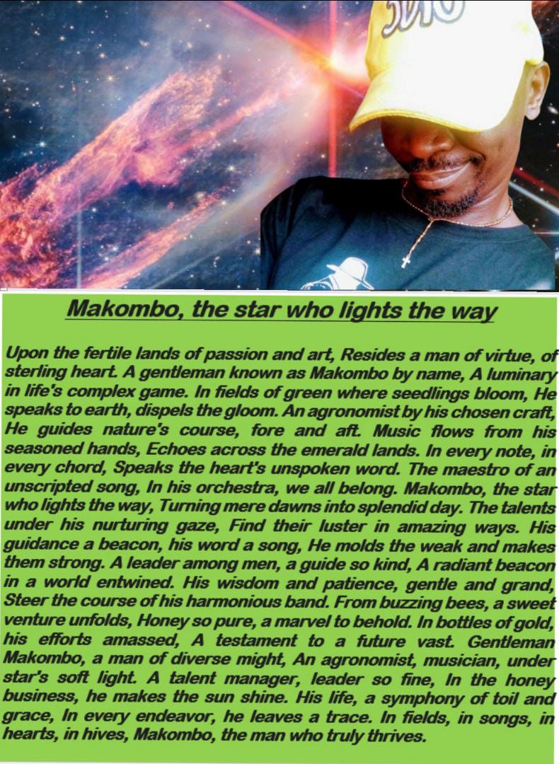AsiimweJago's tweet photo. This Poem was written by Artificial Intelligence (AI) after being programed by Denis Wamala.
You may think I am superman. Hehe
#TovaKuMainJajja #omalako #BzklBongBong https://t.co/phYgcfcY54