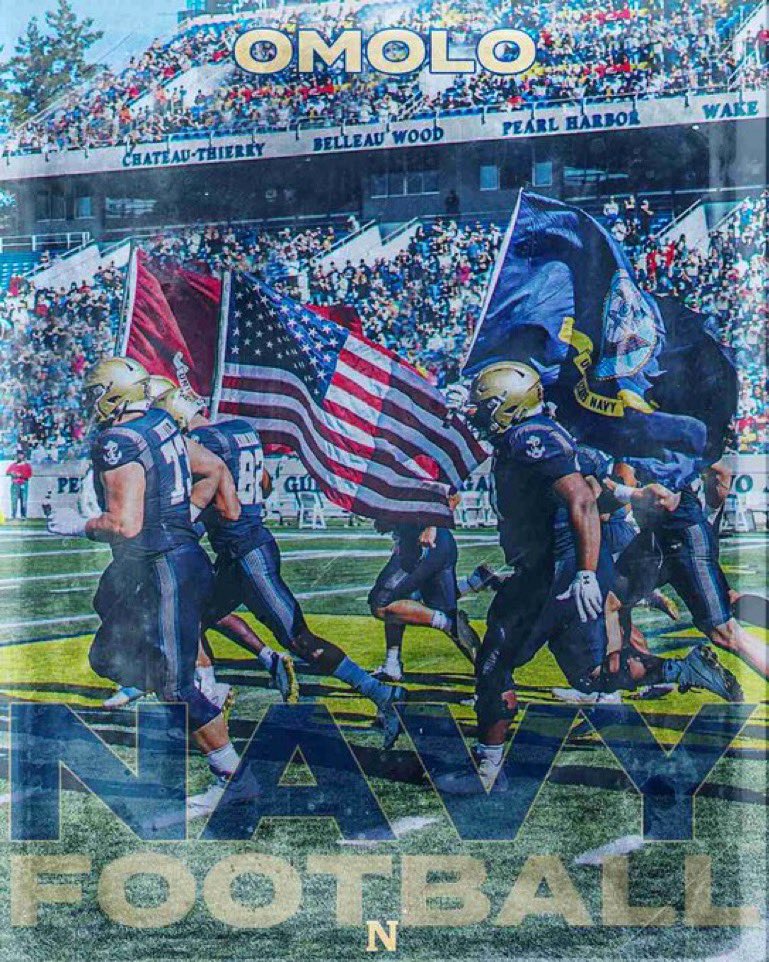 DonovynO's tweet photo. Blessed to receive an OFFICIAL offer to play @NavyFB @NavyFBrecruit @CoachJ_Williams https://t.co/U5iFByQ1ll
