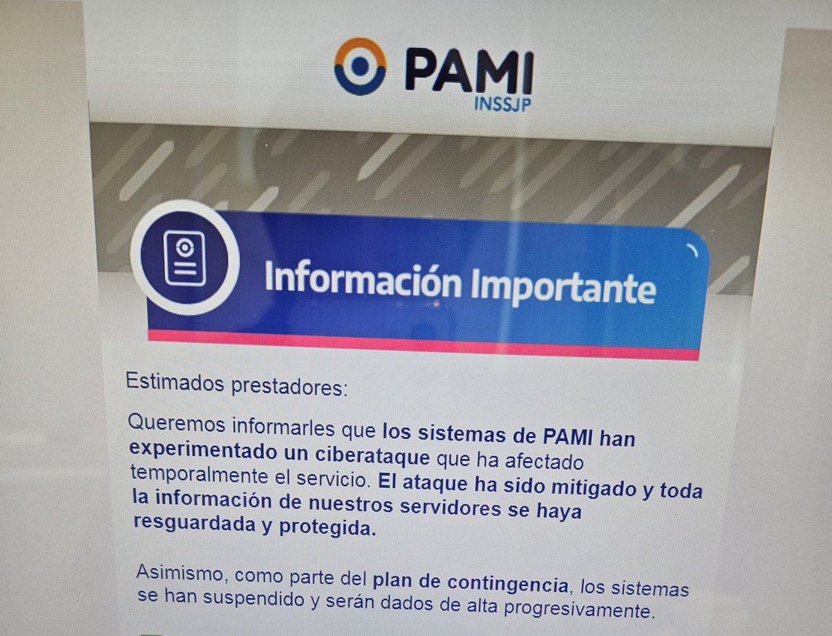 Que desastre #pami