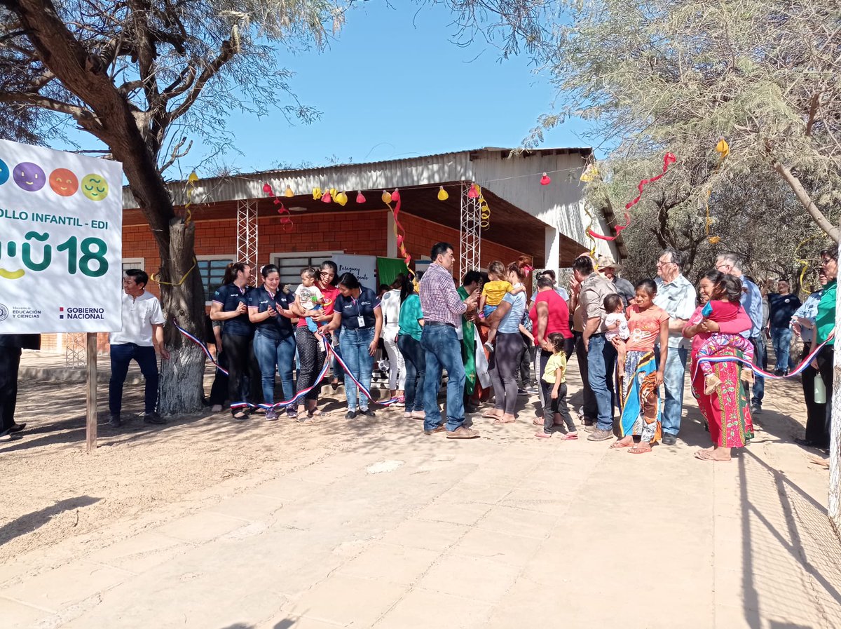 😃En el marco de la Estrategia Nacional de Atención Integral a la Primera Infancia <a href="/kunuugovpy/">Kunu'u</a>,  fue inaugurado el primer Espacio de Desarrollo Infantil – EDI Kunu’u 18 del departamento de Boquerón, en la ciudad de Mariscal Estigarribia.

acortar.link/f2FRPX