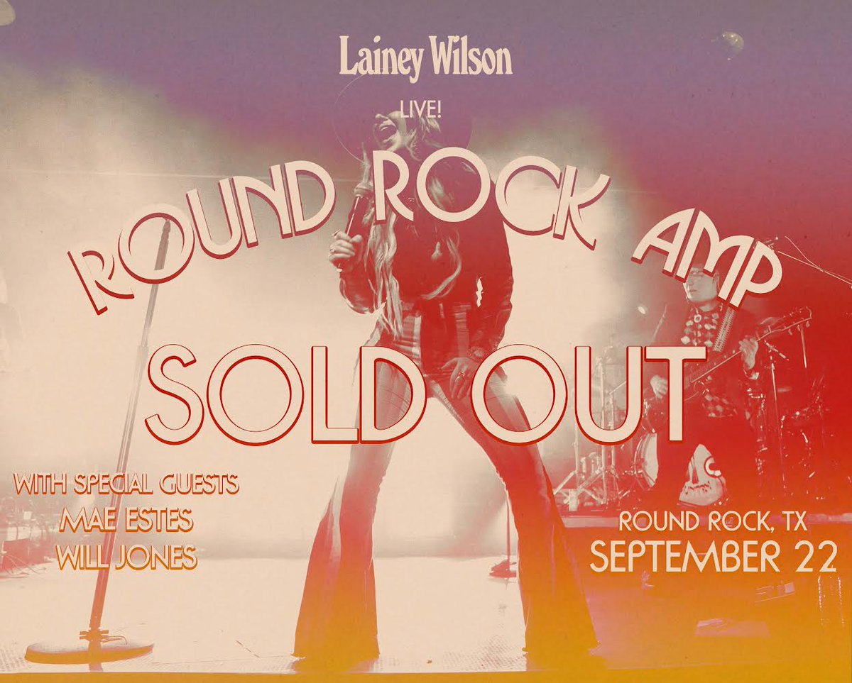 Excited to have Will Jones and <a href="/maekestes/">Mae Estes</a>  join me in Round Rock, TX on Sep. 22! Can’t wait to see y’all there.