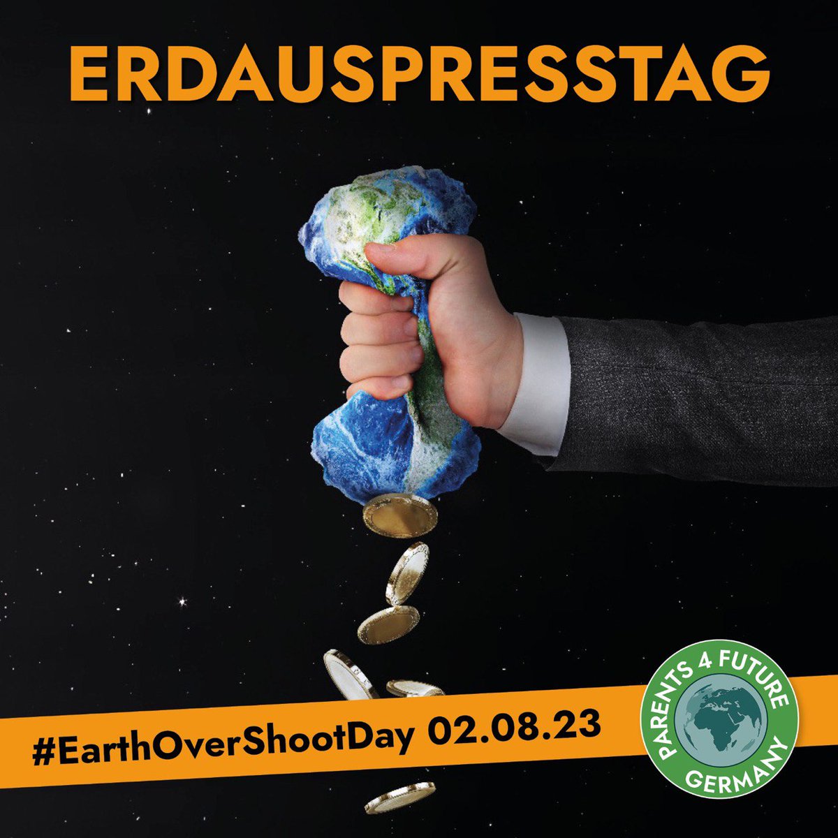 Parents4futureP's tweet photo. #MoveTheDate
Wir haben nur diese eine Erde. Aktuell verbrauchen wir allerdings deutlich mehr: Ab heute leben wir auf Pump, denn wir haben schon alle Ressourcen verbraucht, die uns unser #planeterde für das Jahr nachhaltig zur Verfügung stellen kann. https://t.co/ieUDKlqa4h