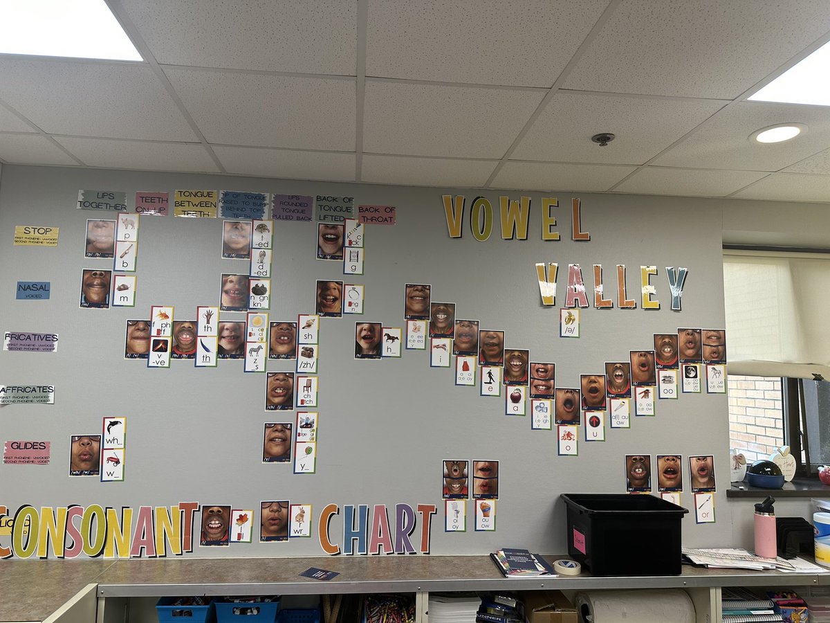 BrookParkElem's tweet photo. Our 1st and 2nd grade teachers have their sound walls up and ready to go! #soundwalls
#phonemicawareness
#phonics
#scienceofreading https://t.co/YtI9BsRMp4