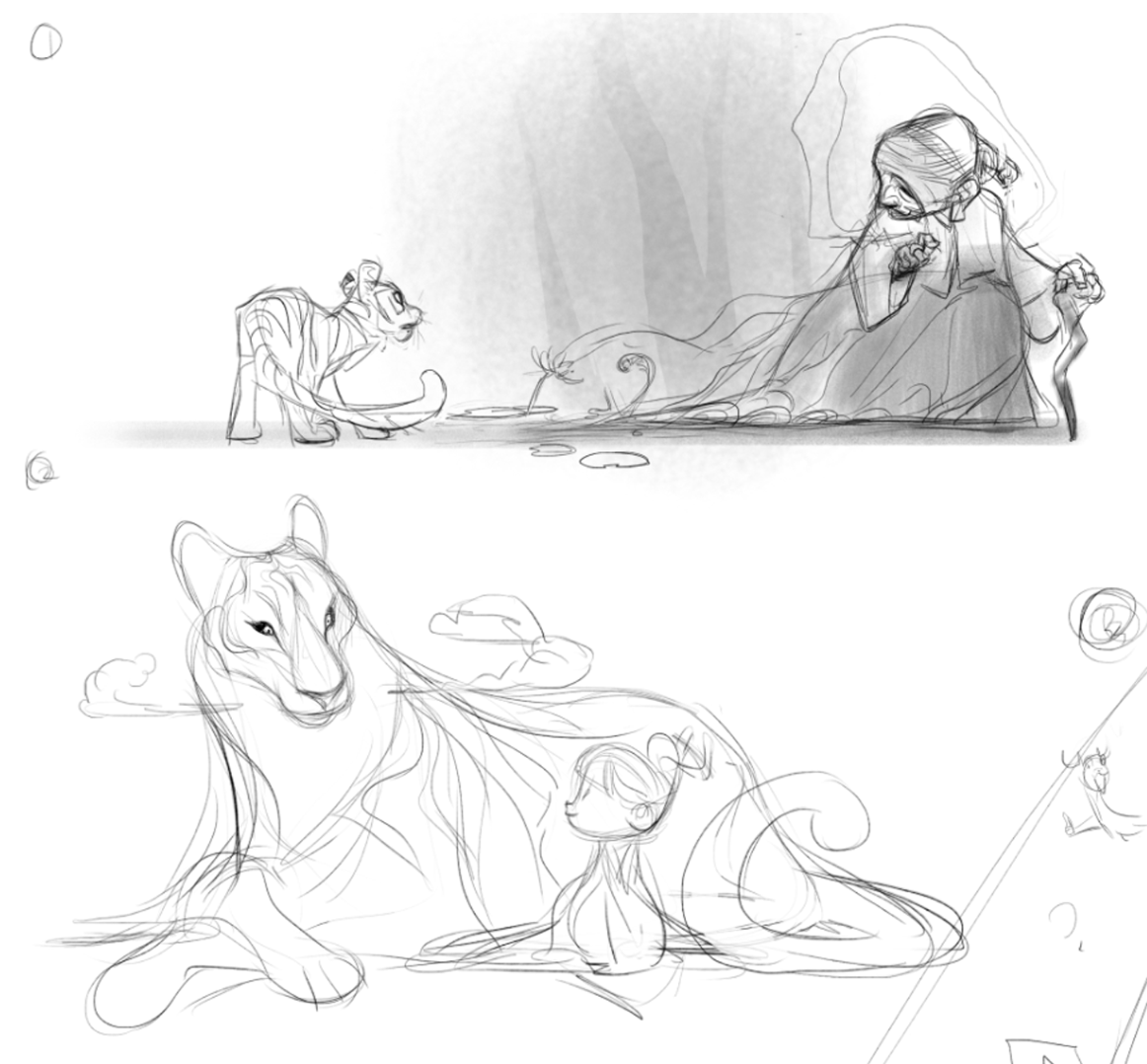 Tiger and Goddess