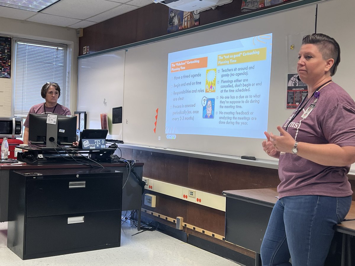 mia_langi16's tweet photo. Great things happening at @EulessTrinityHS I keep learning new things today and I’m excited! Shout out to these @HEBISDpeople from Euless  JH for teaching the GOOD, BAD, and UGLY of co-teaching! They showed up and showed out!! @hebisd @s_stanton @hebisd @MartinakMichael https://t.co/1zFNJJ0DEs
