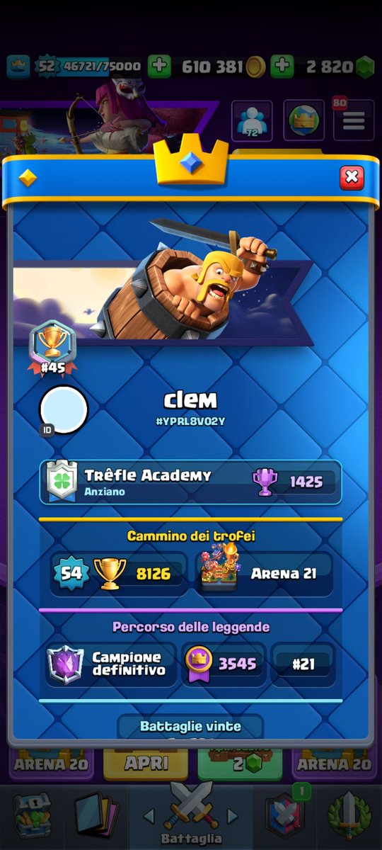 Giveway friend link 
-Follow me 🐐
-Like &amp; RT❤️
link.clashroyale.com/invite/friend/…