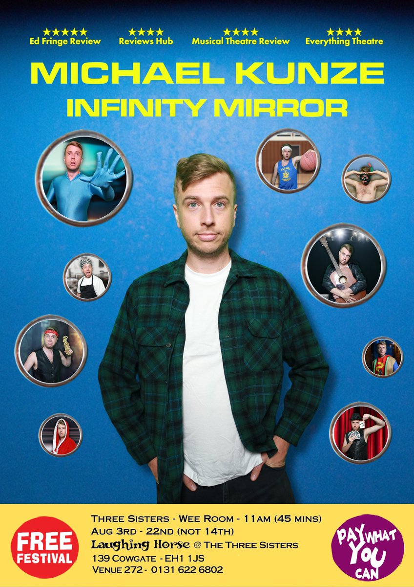 The_Kunze's tweet photo. So very excited to open my show ! Come on down to the Wee Room at Three Sisters tomorrow at 11 am for "Michael Kunze: Infinity Mirror"

https://t.co/9KBGdXxXa6 https://t.co/y33xxWtLmC