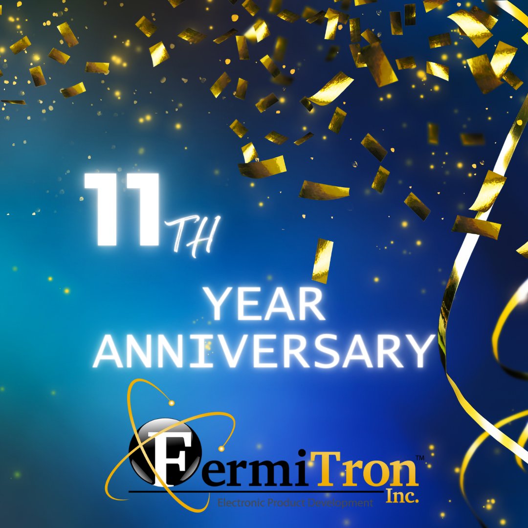FermiTron's tweet photo. Celebrating 11 years of innovation, growth, and success! We are thrilled to mark this momentous occasion as we commemorate our 11th year in business!

#CompanyAnniversary #11YearsStrong #Innovation #Growth #ThankYou #favob #vei #growfl #ucfbip #cenfluence https://t.co/2t8QwpCqZc