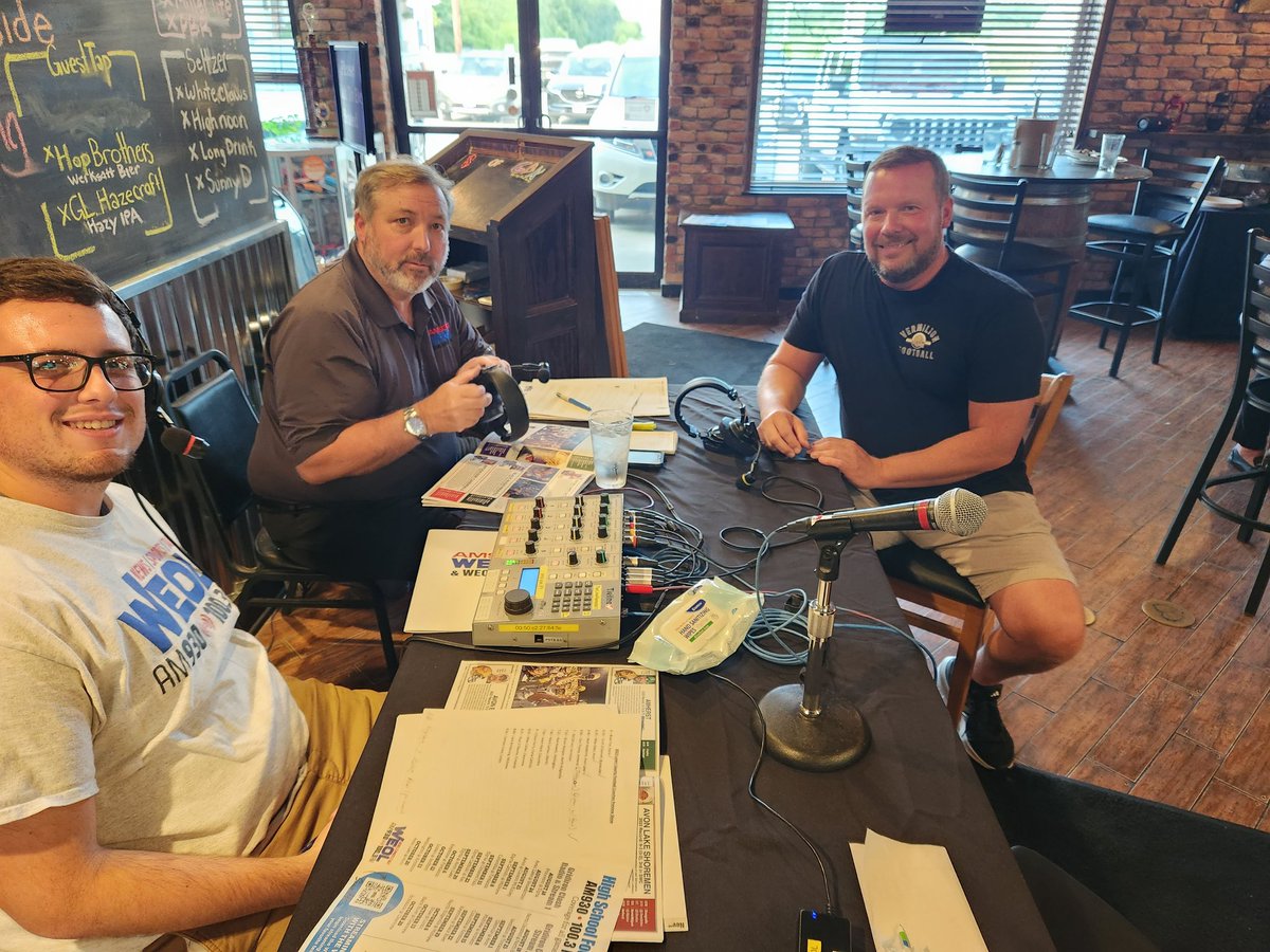 <a href="/TheSailorNation/">Vermilion Athletics</a> 2nd year head coach Bill DiFucci kicks off our 2nd hour of our high school football coaches preview show live from <a href="/railroadbrewco/">Railroad Brewing Company</a> on AM 930,100.3 FM and online@weol.com