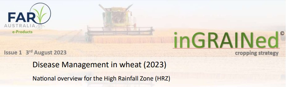 Welcome to issue 1 of #inGRAINed 'Cropping Strategies', the first in our series of extension and education aids for growers and industry. These will be complimented with a series of YouTube videos and Podcasts throughout the growing season. faraustralia.com.au/wp-content/upl…