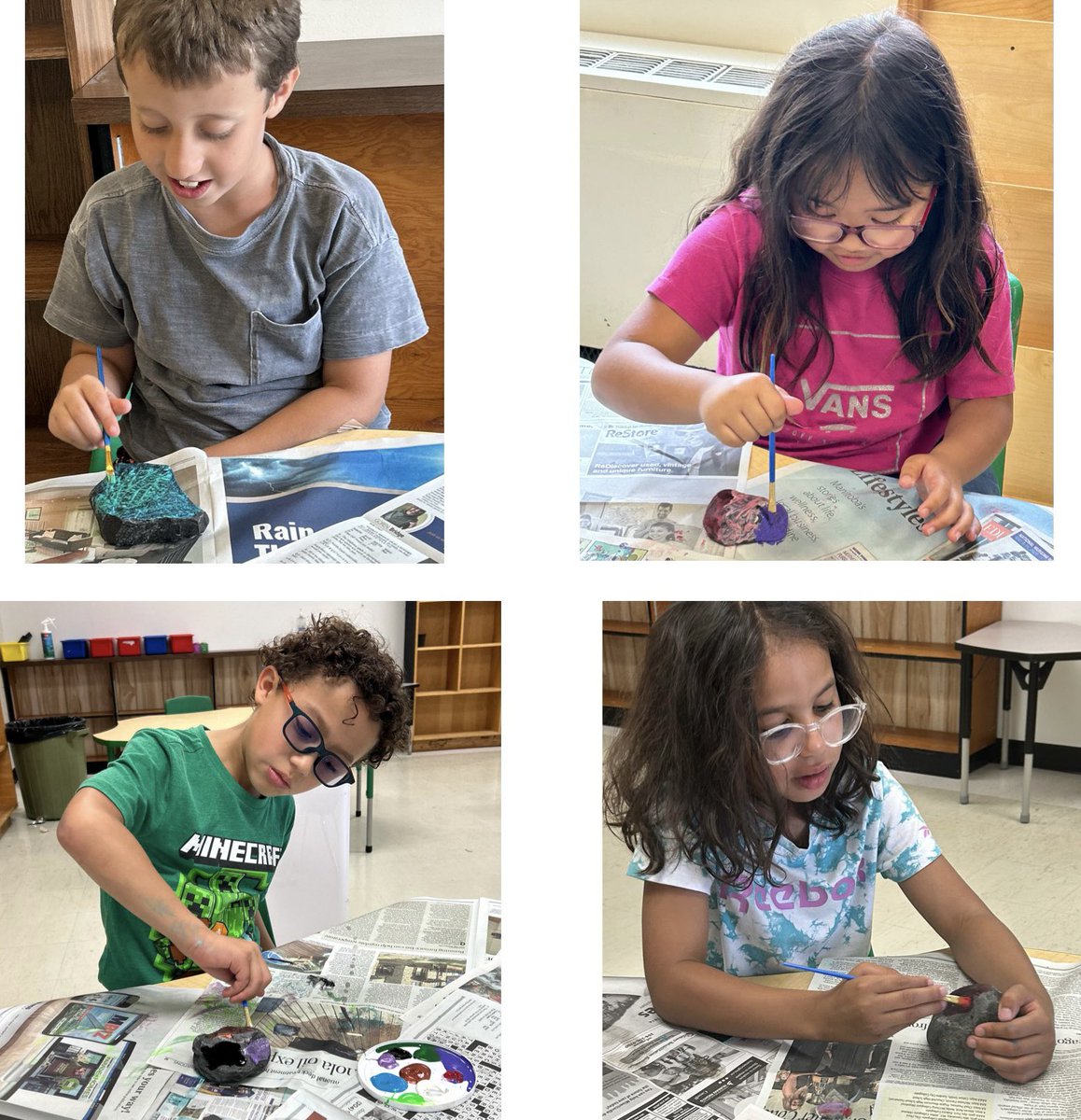 RachelMachnicki's tweet image. Painting is always a hit, especially when it is with wood and rocks! 🎨
#ASPIRELRSD
@pennerLRSD @minnetonkaLRSD @wyattLRSD  @darwinLRSD @louis_riel_sd