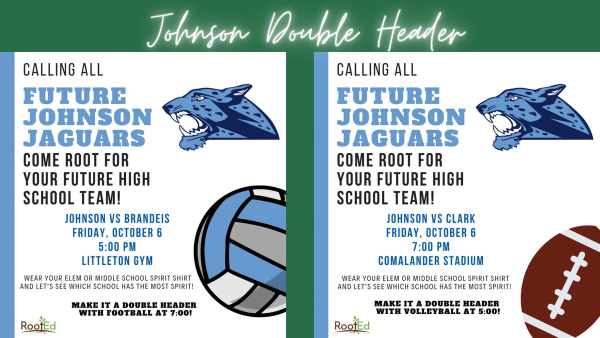 RootEdSA's tweet photo. We’re so excited about this future jag night of a double header!! Save the date!! #RootEdJohnson https://t.co/tt3R4CJaGF