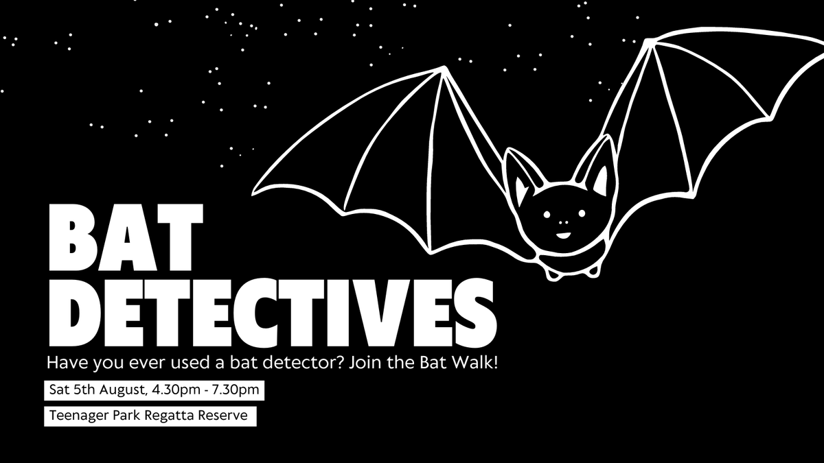 Have you ever participated in a Bat Survey? 🦇 Want to learn how to use bat detectors? Join the Bat Walk on Saturday 5th August in Springfield Lakes! 🔍 Tickets are free. Register here: eventbrite.com.au/e/bat-detectiv… #qldscience